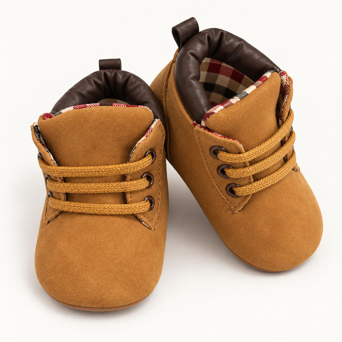 Tiny Timbers - Brown baby shoes by Little Wanderers