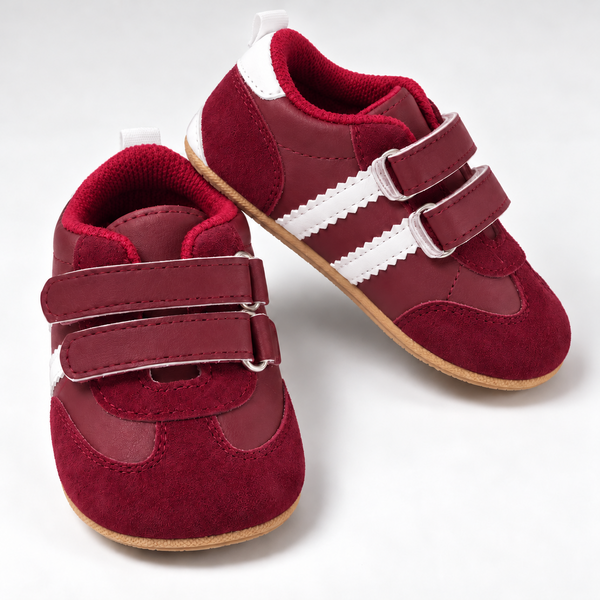 Classic Kicks - Red baby shoes by Little Wanderers